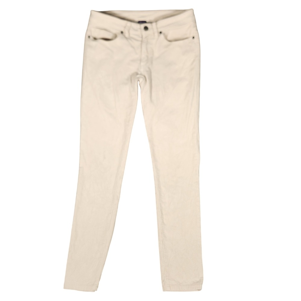 Patagonia Corduroy Pants Mens 28 Cream Excellent Organic Cotton Slim Fit 55055